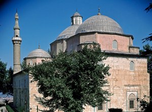 Udsigt over den grønne moske af Ottoman School