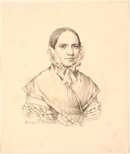 Portræt af Hanne Westengaard. af P.C. Skovgaard
