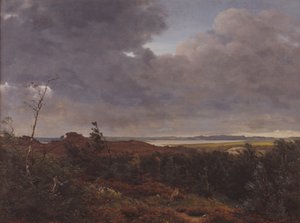 View of Frederiksværk from Tisvilde Wood, North Zealand af P.C. Skovgaard