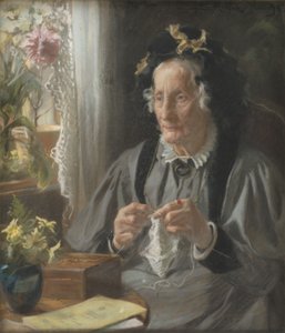 Portræt af konferensrådinde S.A. Casse f. Engelbreth af Peder Severin Krøyer