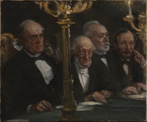 Portrætgruppe af Peder Severin Krøyer