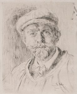 Selvportræt af Peder Severin Krøyer