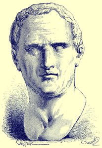 Cicero, illustration fra "History of Rome" af Victor Duruy, udgivet i 1884 (digitalt forbedret billede)
