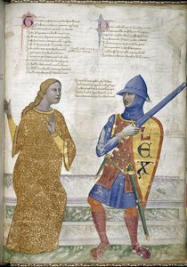 Forsigtighed og retfærdighed fra Regia Carmina af Convenevole da Prato af Pacino di Buonaguida