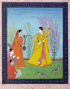Forårets begyndelse, fra Chamba, Himachal Pradesh, ca. 1800