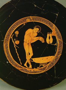Løber med gymnastesko og håndvask ... af Painter Onesimos