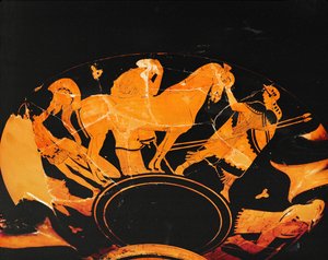 En krigers afrejse ... af Painter Pistoxenos