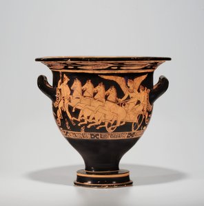 Attisk rødfigur klokkekrater, ca. 390-370 f.Kr af Painter of London F64