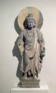 Stående Bodhisattva Maitreya, 3. århundrede (skifer)