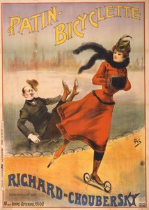 Patin-cykel - Richard-Choubersky, 1890