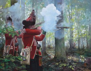 77th Highlanders, 2017 (olie på lærred)