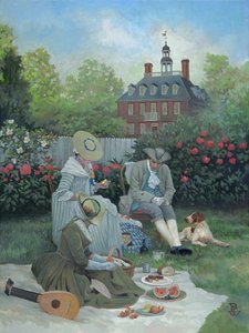 The Picnic, 2015 (olie på lærred)