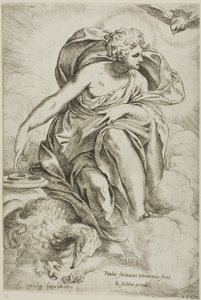 Den hellige Johannes Evangelisten af Paolo Farinati