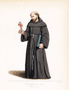 Præstedragt: en franciscansk munk