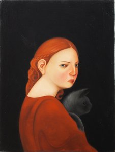 Laura, 2019 (olie på træpanel)