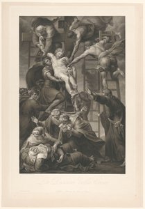 De kruisafneming La discesa della croce (titel på objekt) af Paolo Toschi