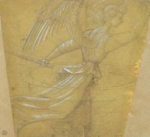Studie af kalk med engel af Paolo Uccello