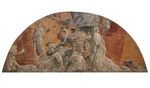 Oversvømmelsen og vandet aftager, ca. 1440. af Paolo Uccello