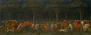Jagten i skoven, ca.1465-70