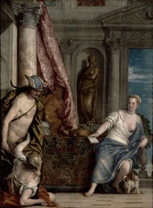 Hermes, Herse og Aglauros, ca. 1576-84 af Paolo Veronese