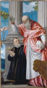 Sankt Hieronymus og en donor af Paolo Veronese