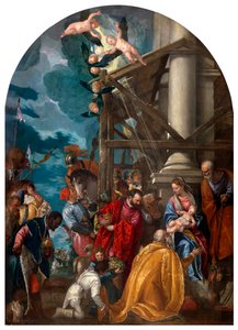 Magiernes tilbedelse. af Paolo Veronese