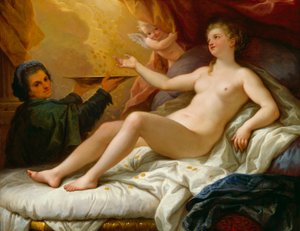 Danae, ca. 1705 (olie på lærred monteret på masonit)