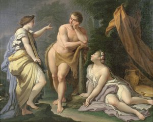 The Choice of Hercules (olie på lærred)