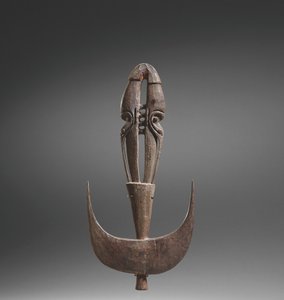 Ophængskrog (Samban), Iatmul, Middle Sepik, Papua, Ny Guinea (træ) af Papua New Guinean