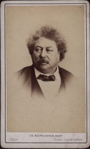 Forfatteren Alexandre Dumas far 1802-1870, ca. 1868. af Paris . Photo studio Reutlinger