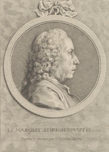 The Marque Scipio Maffei, 1750., 1750. af Pariset