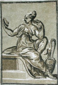 Prudence, af en anonym kunstner (træsnit)