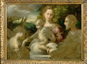 Madonna og helgener ...