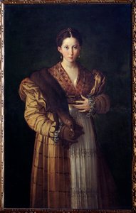 Antea Repræsentation af Sthenebees kone til kong Proetos, hun forelsker sig i Bellerophon (Portræt af Stheneboea eller Stheneboia, gemal af Proteus) - Maleri af Girolamo Francesco Maria Mazzola dit Parmigianino eller Parmesanen (1503-1540) 15530 Muse-13530