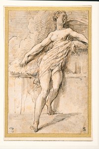 Tilbagelænet kvindeskikkelse af Parmigianino