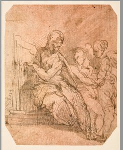 Sankt Cecilia (til højre) af Parmigianino