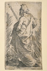 Sankt Jakob den større (radering) af Parmigianino