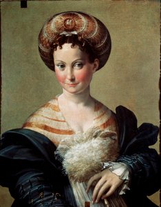 Favoritten eller den tyrkiske slave Maleri af Francesco Mazzola Il Parmigianino kaldet Parmesanen (1503-1540) 1530 ca. Søn. 67x53 cm Parma, Nationalgalleriet af Parmigianino