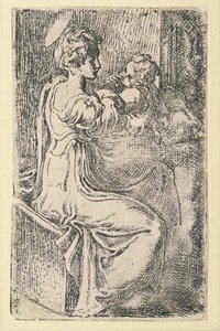 Jomfru og Barn af Parmigianino