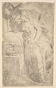 Astrologi, begyndelsen af det 16. århundrede. af Parmigianino