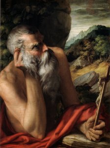 Italiensk: Saint Jerome af Parmigianino