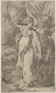 Judith, begyndelsen af det 16. århundrede. af Parmigianino