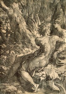 Elskere, c1527. af Parmigianino