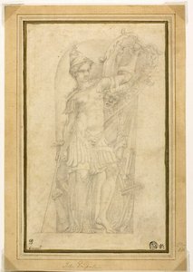 Minerva (eller Bellona) i en niche af Parmigianino