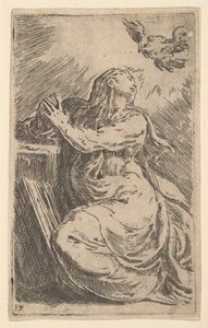 Bebudelsen, begyndelsen af det 16. århundrede. af Parmigianino