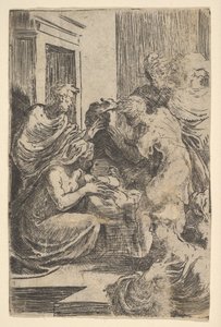 Fødselen, begyndelsen af det 16. århundrede. af Parmigianino