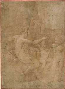 Venus med Amor og Putto af Parmigianino