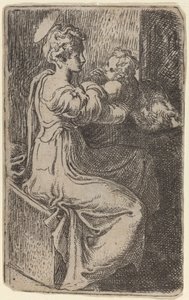 Jomfru og Barn af Parmigianino
