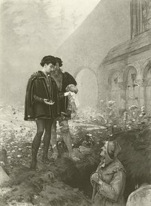 Hamlet og graveren (dybtryk)