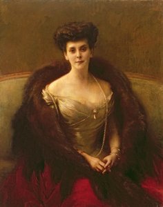 Portræt af prinsesse O.V. Paley (grevinde Hohenfelsen), 1902-04